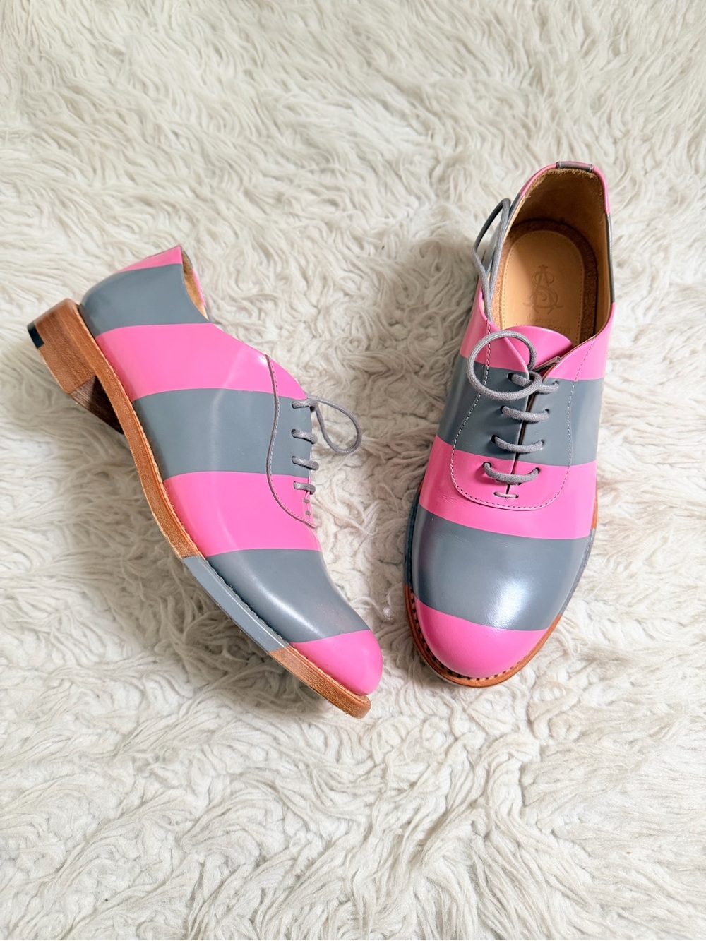 The Office of Angela Scott Mr. Smith Stripe Oxford